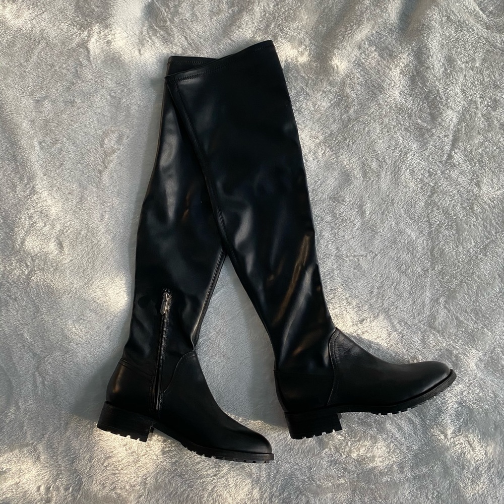 Sam Edelman Over the Knee Leather Boots - Picture 3 of 5